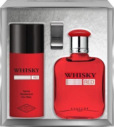 Produktbild Evaflor Whisky Red Eau De Toilette Spray 100ml und Deodorant Spray 150ml Set (Parfum set)