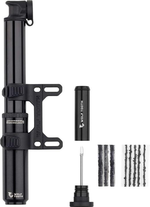 Actual product image Wolf Tooth EnCase System Pump, 85cc, incl. Tire Plug Tool, Framemount