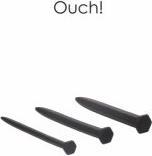 Produktbild Ouch! Silicone Rugged Nail Plug Set - Urethral Sounding