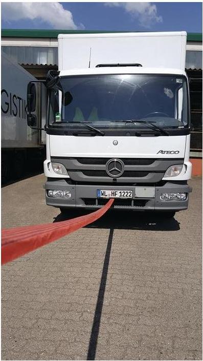 Actual product image Tector Towing sling 84556 35000 kg Polyester loops/loops Length 4 m