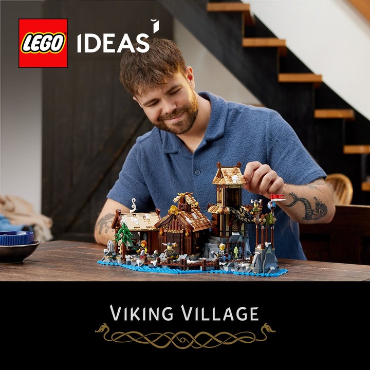 Produktbild LEGO Wikingerdorf (21343, LEGO Ideas, LEGO Seltene Sets)