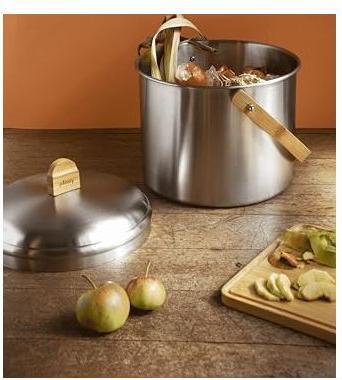 Produktbild Pebbly Kompostbehälter mit Kohlefilter (7 l)