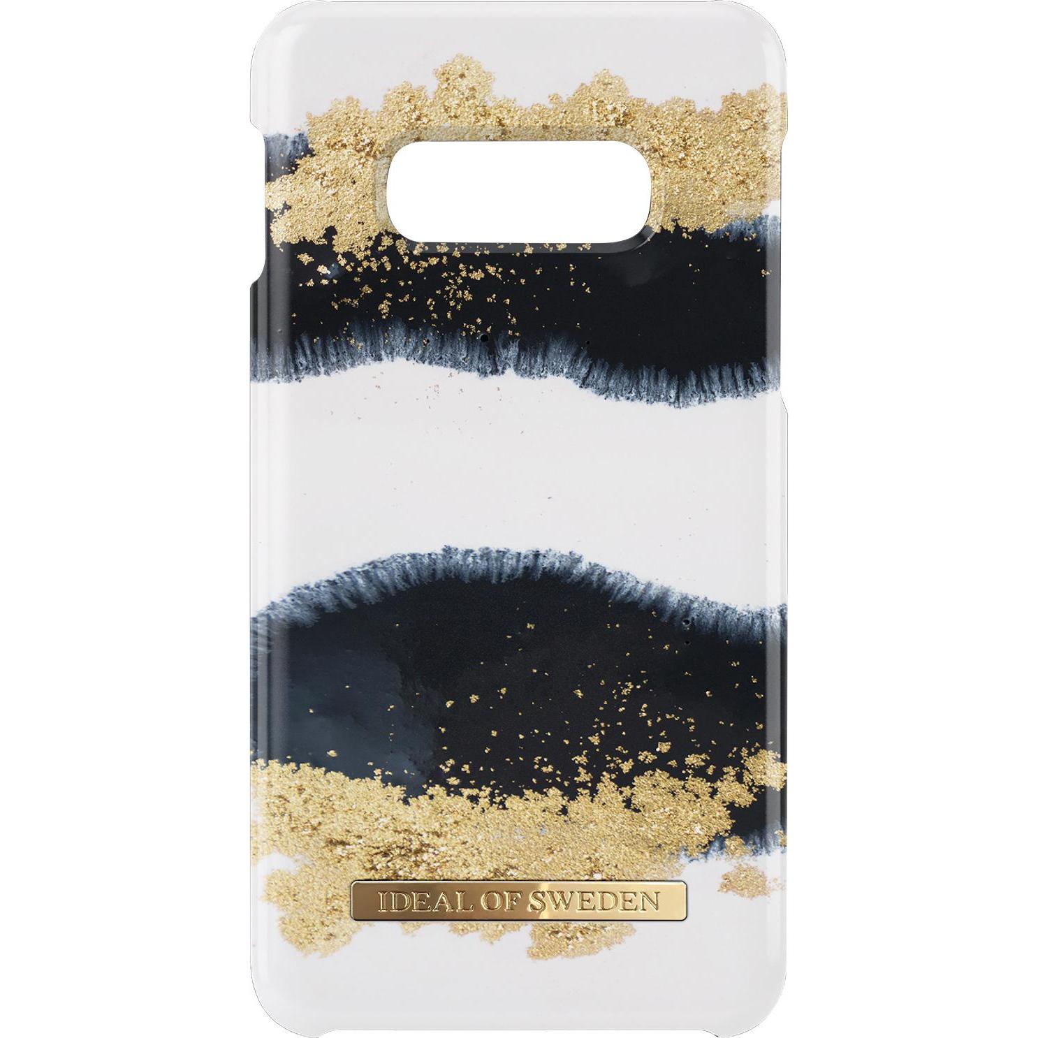 iDeal Of Sweden Gleaming Licorice (Samsung Galaxy S10e), Smartphone Hülle, Weiss, Gold, Blau