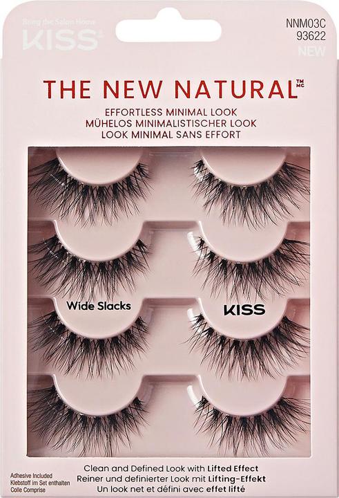 Actual product image KISS Lash The New Natural Wide Slacks (Artificial eyelashes)