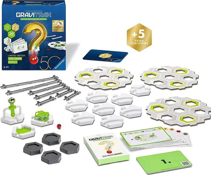 Actual product image Ravensburger GraviTrax GraviTrax The Game Impact 50 Years - Logic game for marble run fans