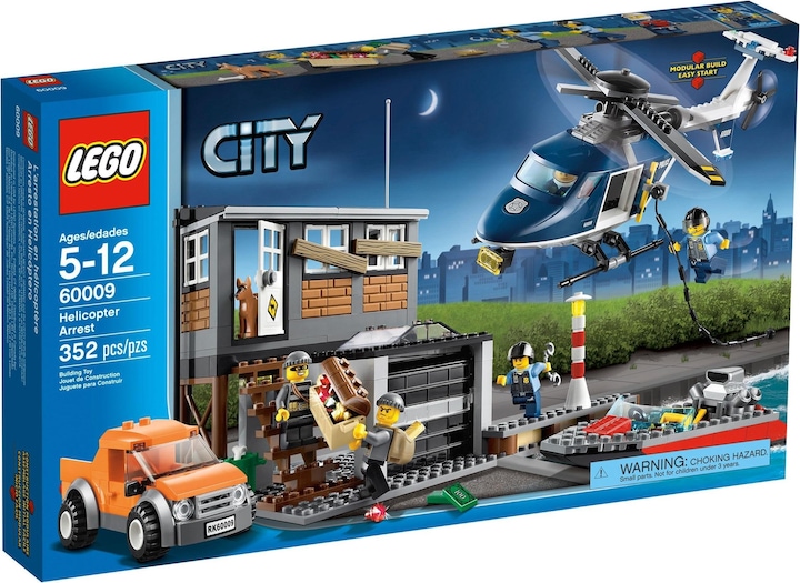 Image du produit LEGO Hideout de voleur d'hélicoptère de la police (60009, LEGO City)