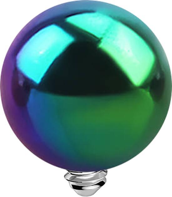 Image du produit Star Piercing Boule d'ancrage dermique colorée (sans laiton, Acier chirurgical 316L)