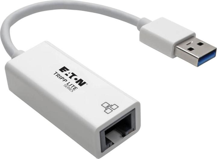 Eaton USB 3.0 to Gigabit Ethernet NIC Network Adapter 10/100/1000Mbps White (USB, RJ45 Gigabit Ethernet (1x))