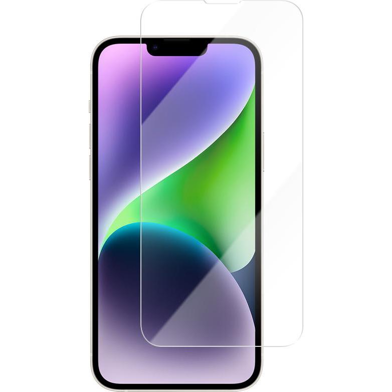 Vmax gehärtetes Glas 2,5D Normales Klarglas für iPhone 16 /15 6,1" (1 Stück, Apple iPhone 16), Smartphone Schutzfolie, T...
