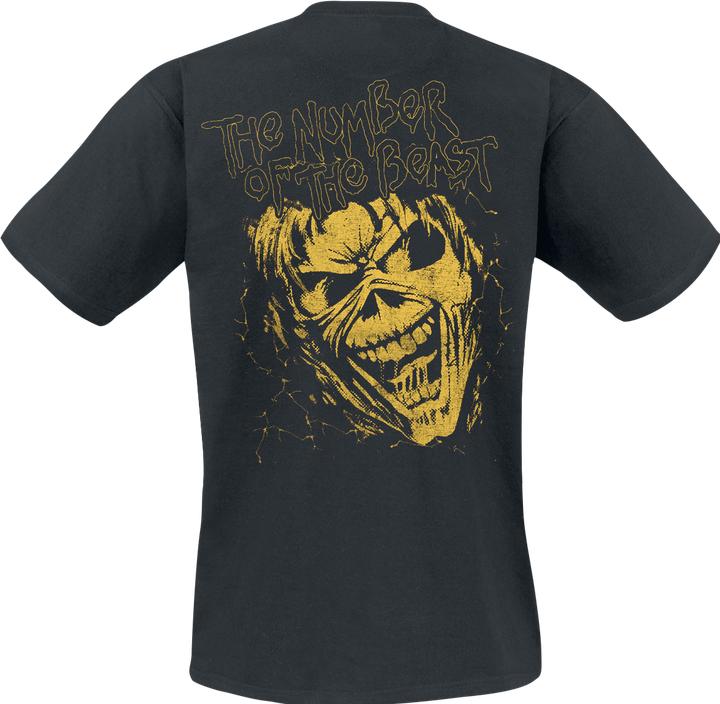 Produktbild Iron Maiden Eddie Big Hand Yellow (M)