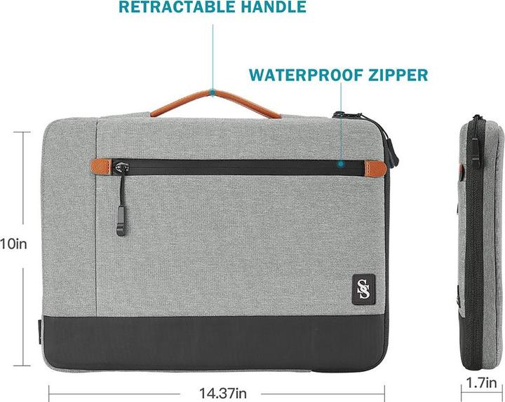 Produktbild ER Case Seine Scene Laptophülle Seine Scene Dijon Sleeve 16", - grau (16")