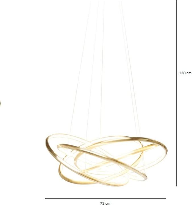 Produktbild Kare Design Hängeleuchte Saturn LED Gold Big (7680 lm)