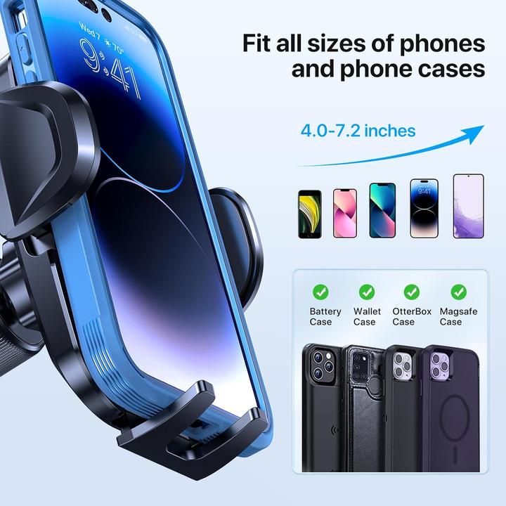 Actual product image Miracase Car mobile phone holder with suction cup