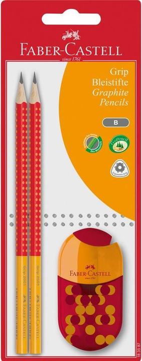 Actual product image Faber-Castell Eraser GRIP 2001 (HB, 2 x)