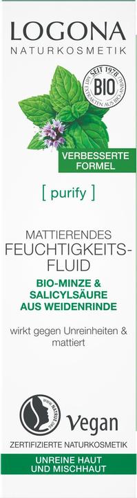 Actual product image Logona Mattifying Moisturizing Fluid (30 ml, Face fluid)