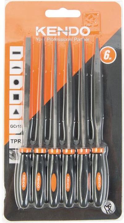 Actual product image Kendo Needle file set (140 mm)