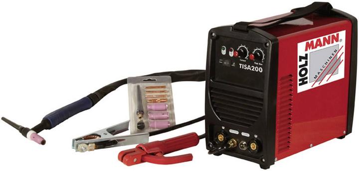 Immagine prodotto Holzmann Sistema di saldatura TIG/TIG ad inverter TISA 200 H110200003 Tensione di esercizio 230 V/50 H...