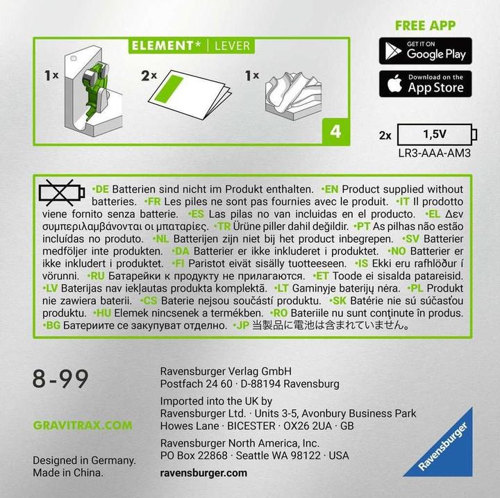 Image du produit Ravensburger GraviTrax Levier GraviTrax C