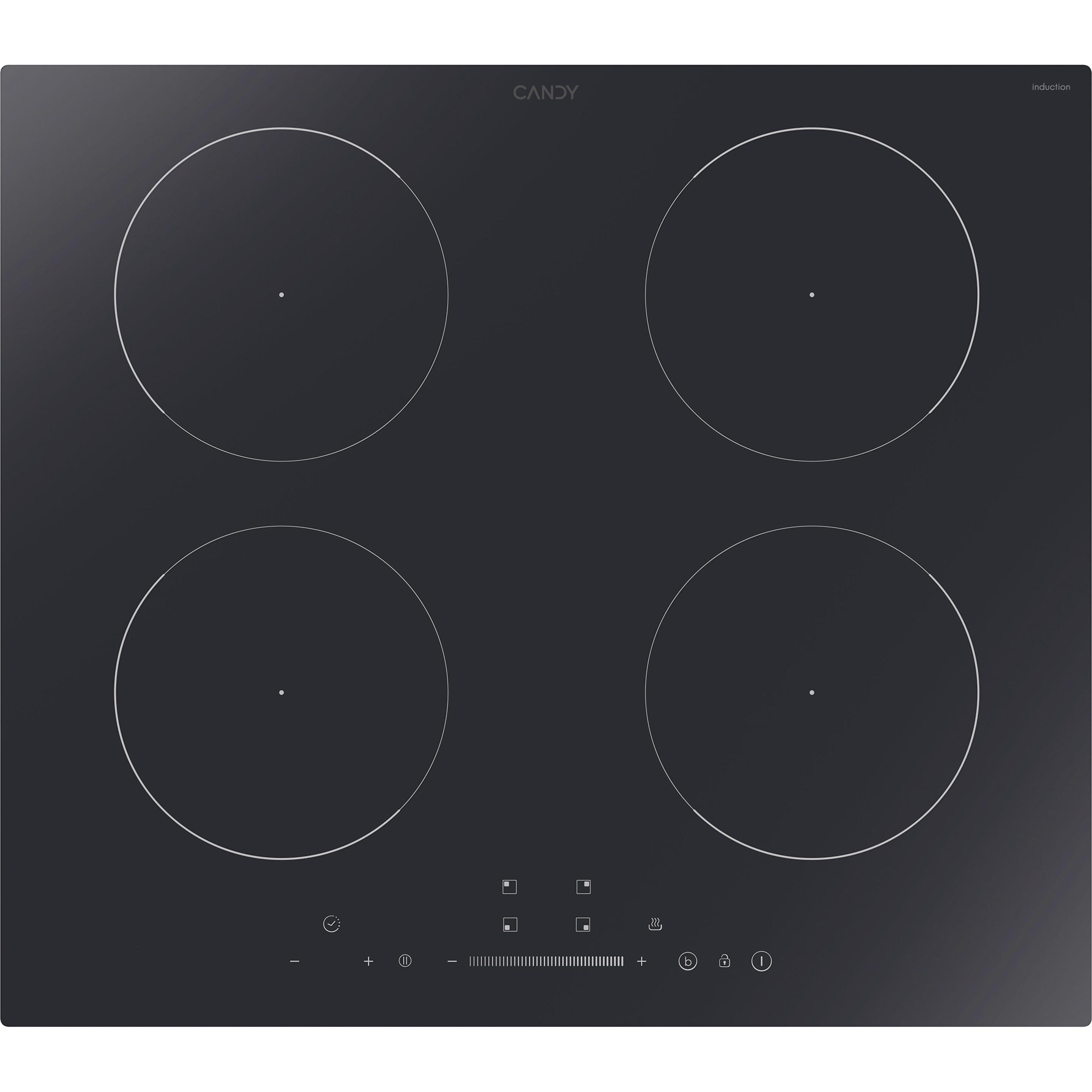 Candy Idea CIS642SCTT/1 Piano Cottura a Induzione, Piano di cottura, Nero