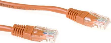 Immagine prodotto ACT Cavo patch U/UTP CAT5E marrone di 5 metri con connettori RJ45. Cat5e u/utp marrone 5.00m (U/UTP, CAT5e, 5 m)