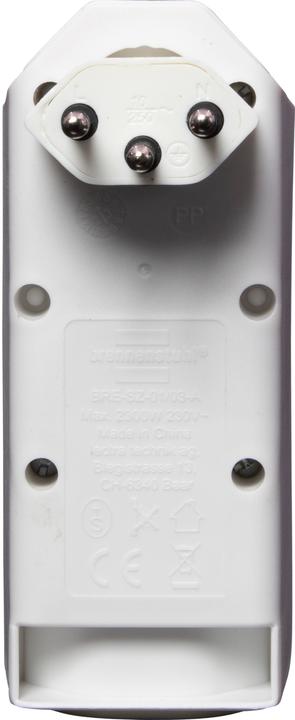 Produktbild Brennenstuhl cleverLINE Abzweigstecker 2+1 fach weiss, drehbar bis 300° (ohne Aufhänger) *CH* (Typ 13, 3 x)