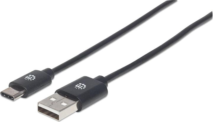 Produktbild Manhattan Typ C-Stecker auf Typ A-Stecker (2 m, USB 2.0)