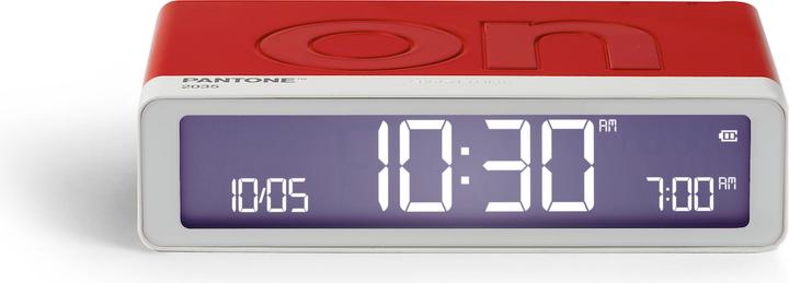 Image du produit Lexon Digitalwecker Flip Classic Pantone Red 2035