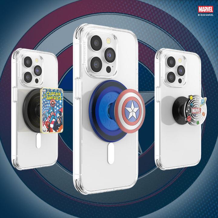 Produktbild PopSockets PopGrip MagSafe Round Captain America