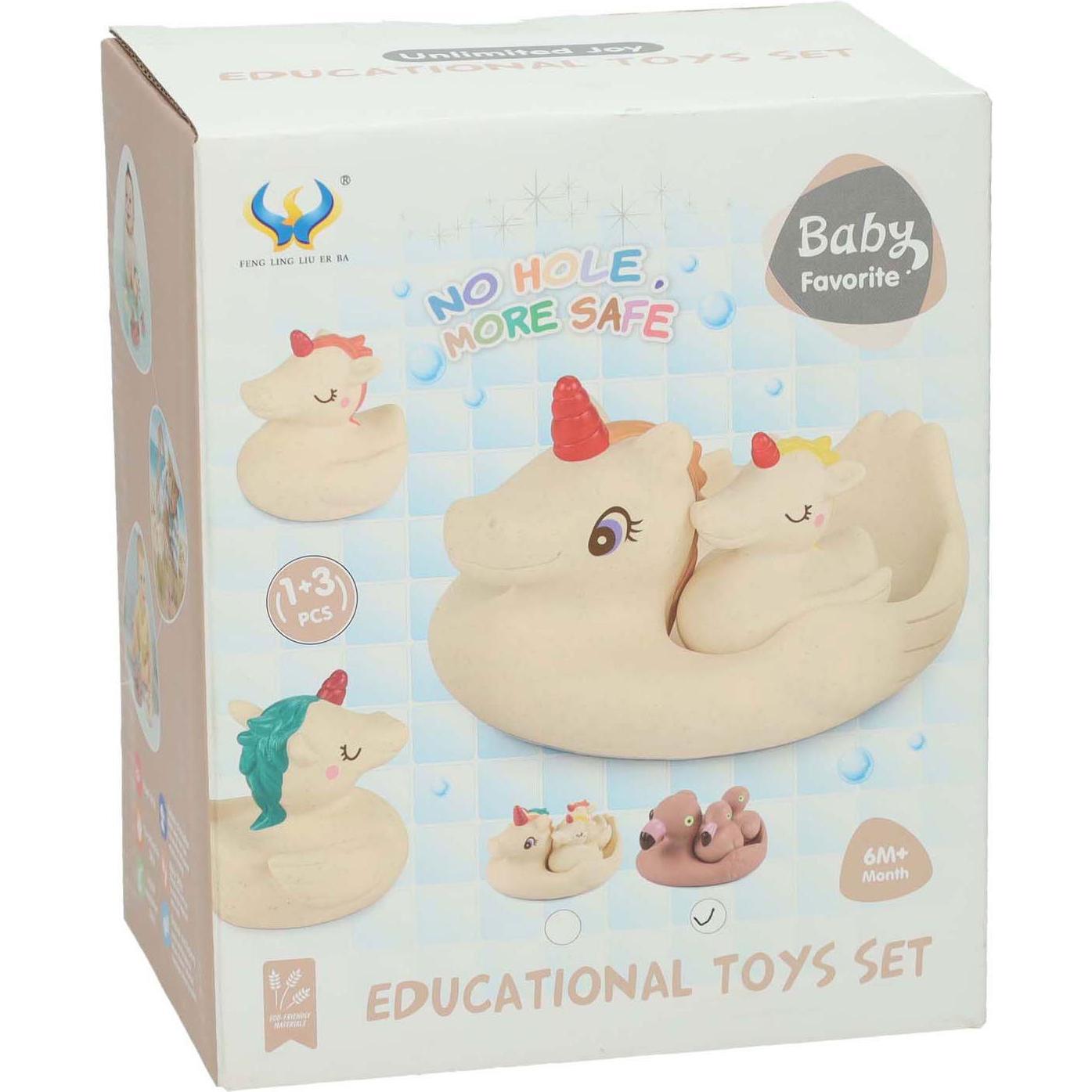 Badetiere Flamingo-Familie, 4-tlg (58582695)