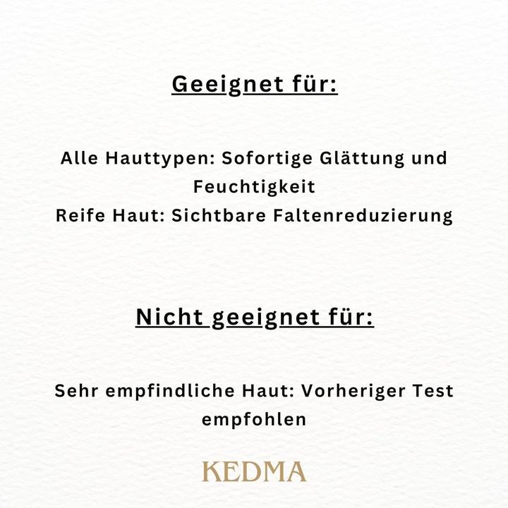 Actual product image Kedma Instant Wrinkle Filler with Platinum and Hyaluronic Acid for Smoothing and Moisturizing