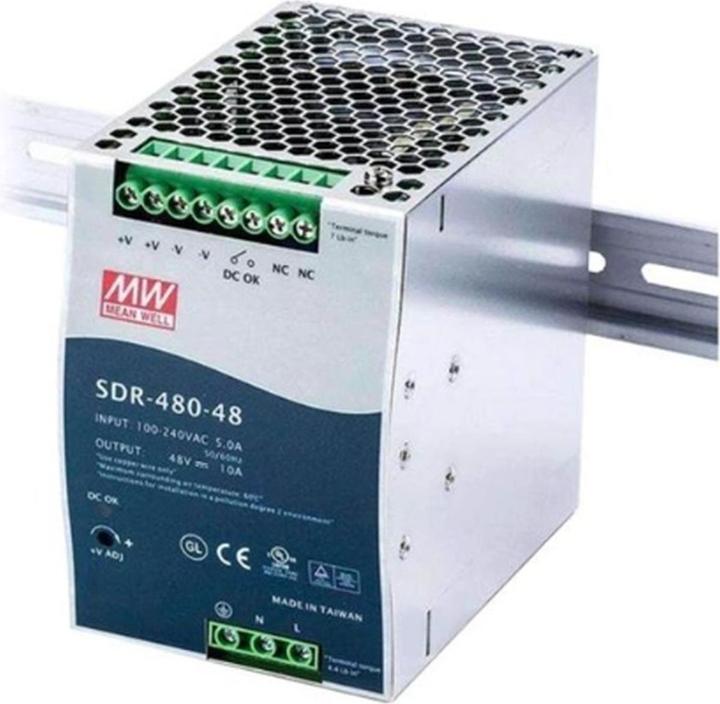 Allied Telesis 48V 480W Single Output Industrial DIN RA (480 W)