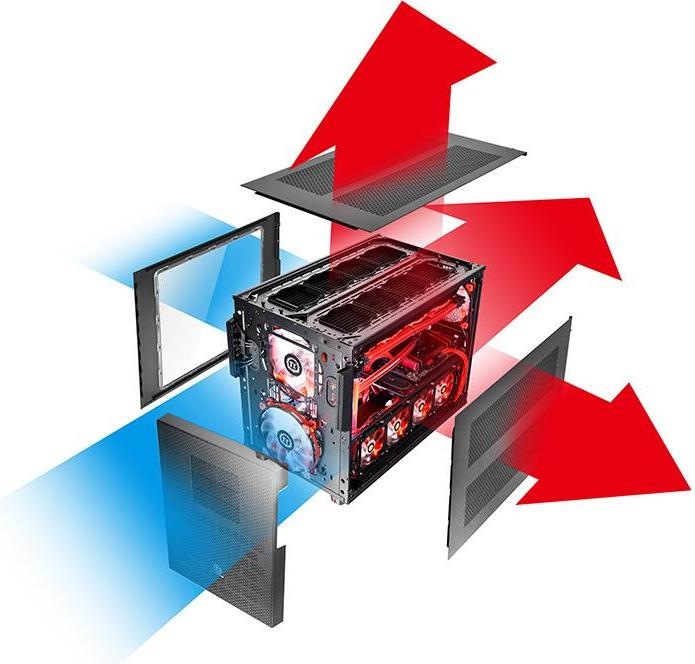 Actual product image Thermaltake Core X9 (ATX, mATX, Mini-ITX, E-ATX)