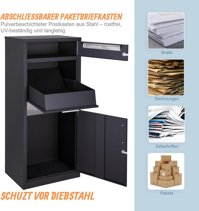 Actual product image Relaxdays mailbox