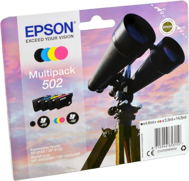Produktbild Epson 502 Multipack (M, C, Y, BK)