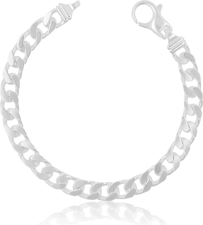 Produktbild Muau Bracelet tank silver 925, 7mm, 19cm (19 cm, Silber 925)