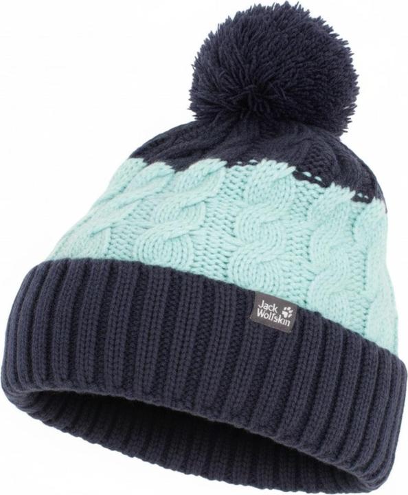 Produktbild Jack Wolfskin Stormlock Pompom Beanie Kids Fleece 1908071-4098 M (M)