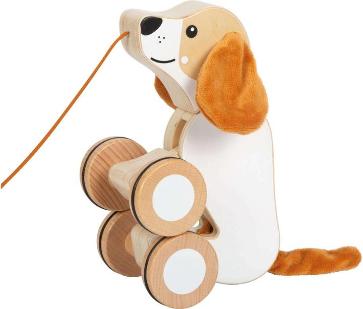 Image du produit small foot Chien à tirer avec oreilles crépitantes