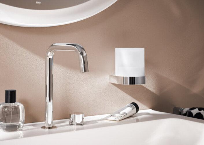 Produktbild Emco flow Sensor-Seifenspender, satiniertes Kristallglas