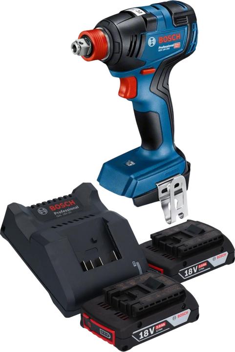 Produktbild Bosch Professional GDX 18V-200 Professional Akku Drehschlagschrauber 18 V 200 Nm Brushless + 2x Akku 2,0 Ah +