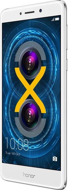 Actual product image Honor 6x (32 GB, Silver, 5.50", Hybrid Dual SIM, 4G)