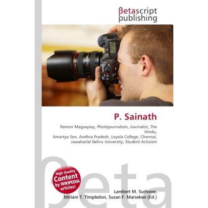 P. Sainath, Fachbücher von Lambert M. Surhone, Miriam T. Timpledon, Susan F. Marseken