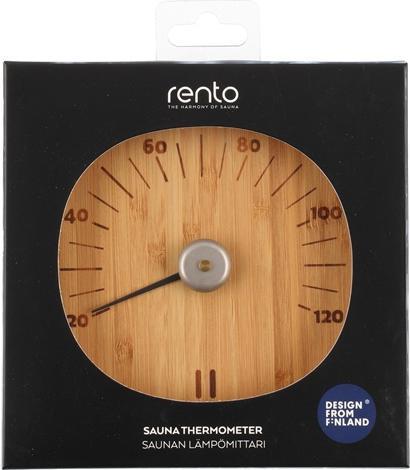 Produktbild Rento Bamboo Sauna Thermometer