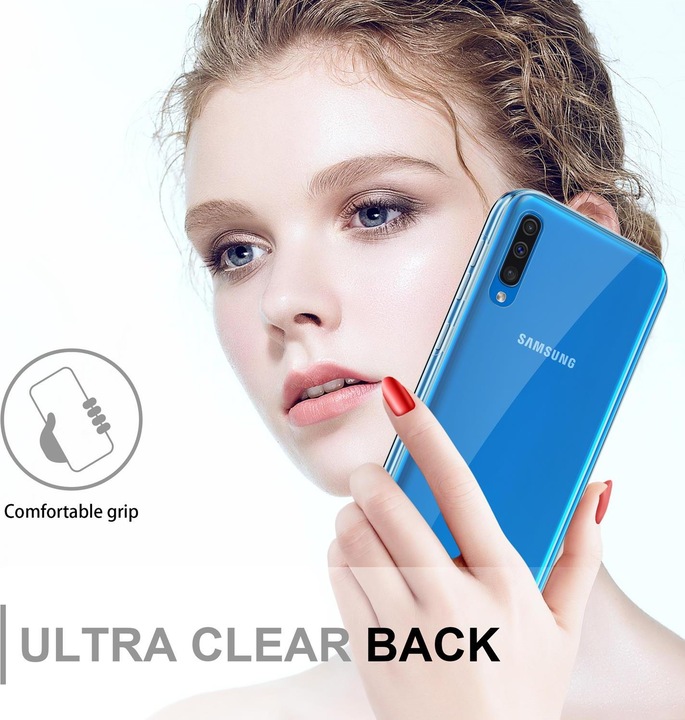 Produktbild Cadorabo TPU 360 Grad Case Cover (Samsung Galaxy A50s, Samsung Galaxy A30s)
