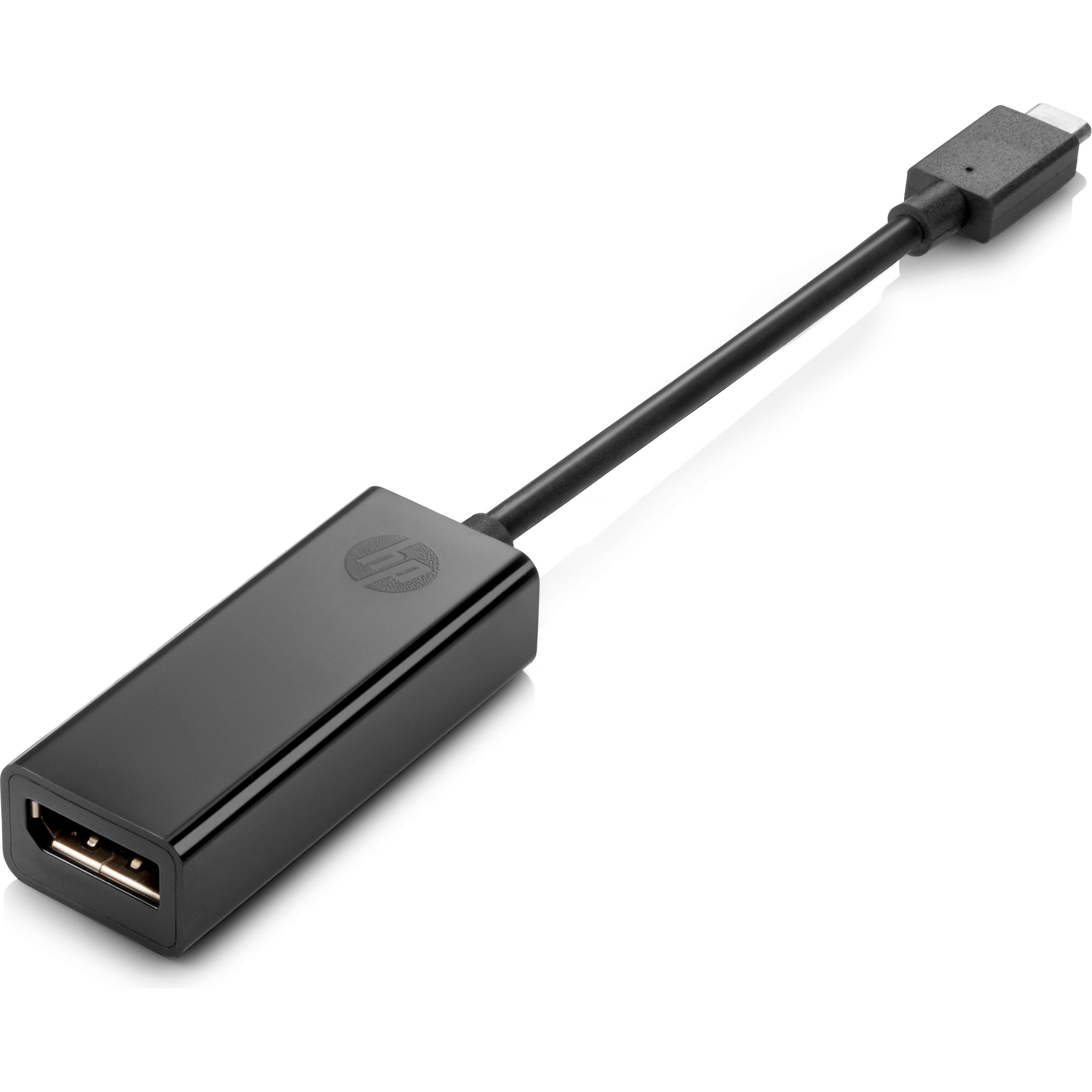 HP Workstations accessories (USB Typ-C, 2.36 cm), Data + Video Adapter, Schwarz