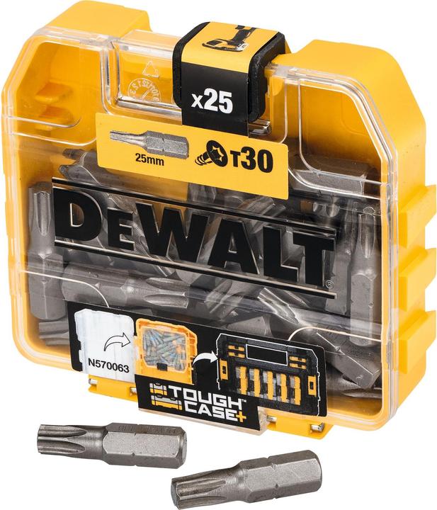 DeWalt Bits Display DT7963 Doos 25xD30 25mm (Zeskantbus TX)