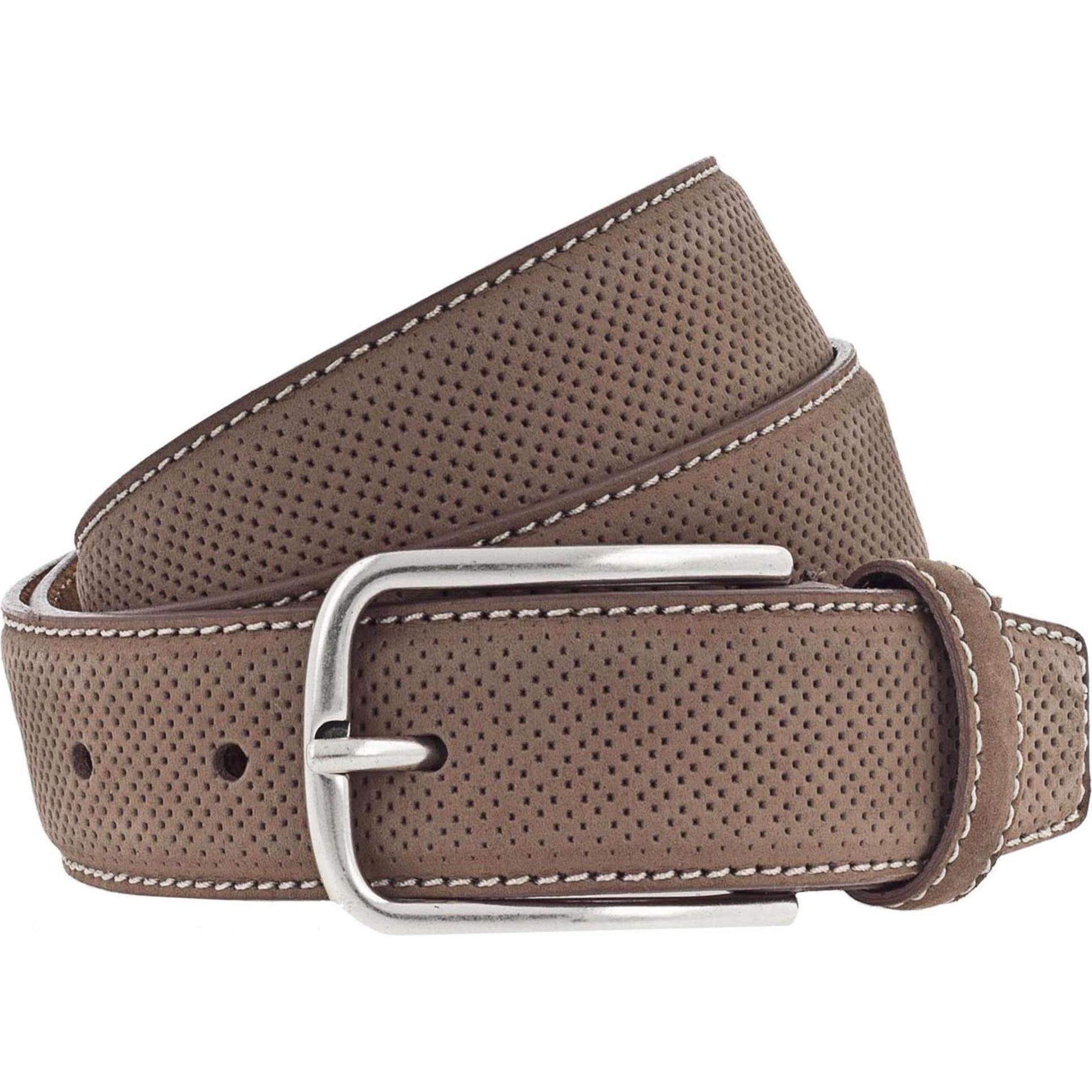 Vanzetti, Herren, Gürtel, Gürtel Leder, Braun, (110)