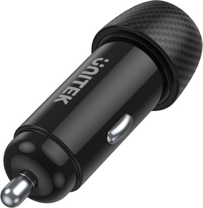 Produktbild Unitek CAR CHARGER, USB-A USB-C, QC3.0, P1400A