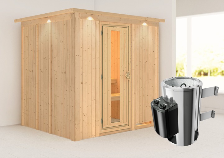 Immagine prodotto Karibu Daria con ghirlanda sul tetto (Controllo interno Plug & Play 3,6 KW)