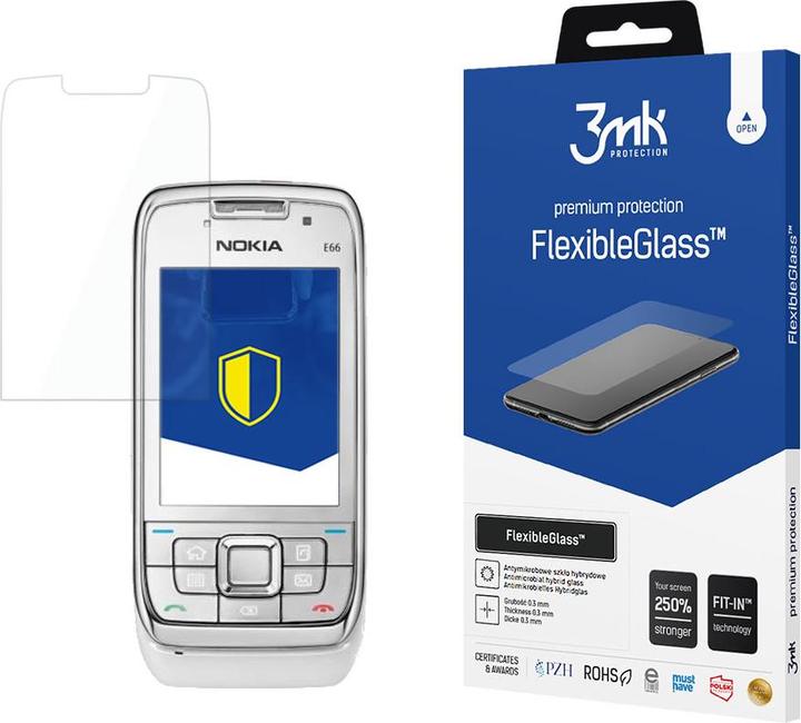 Actual product image 3MK Nokia E66 - FlexibleGlass™ (1 pcs., Nokia E66)
