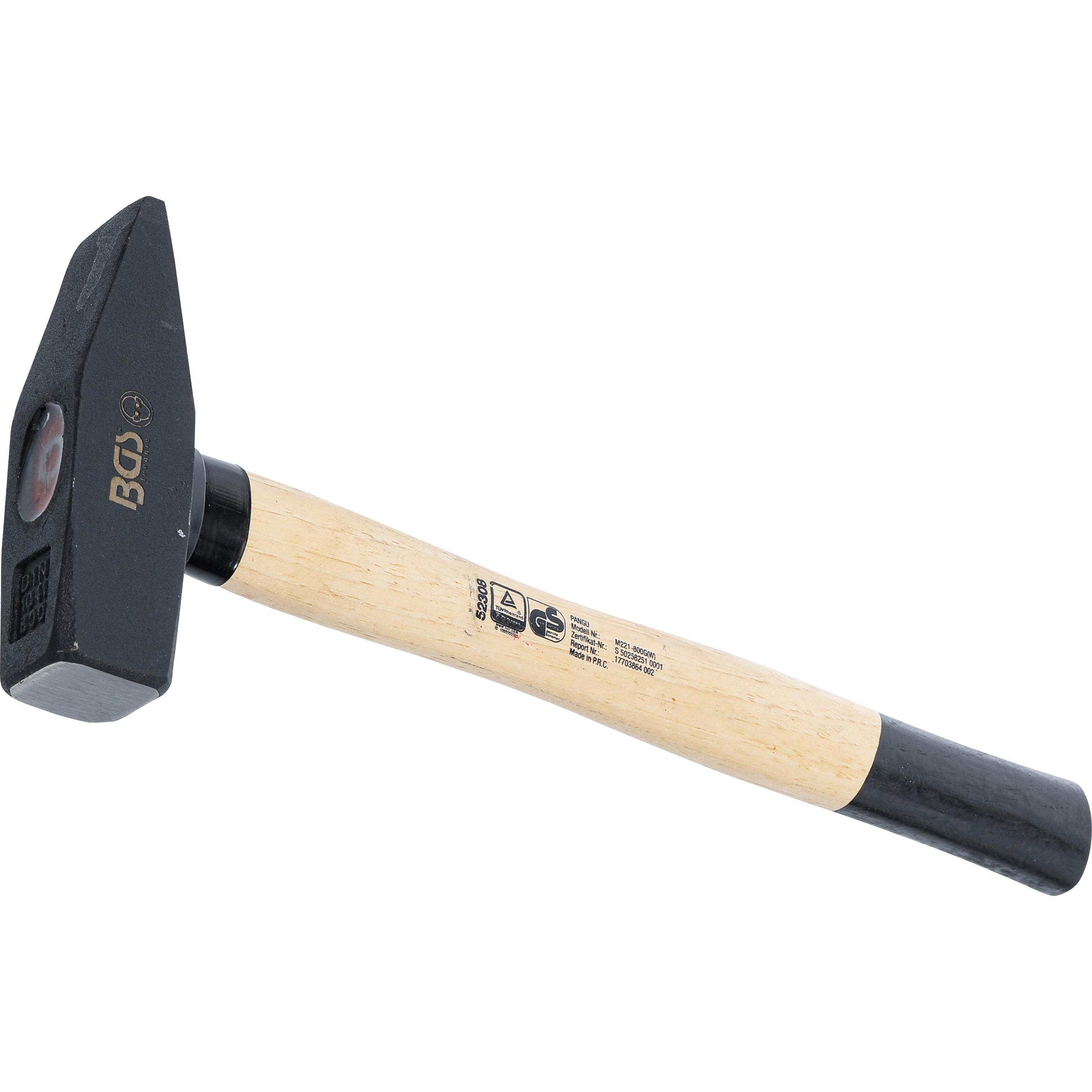BGS, Hammer, Schlosserhammer Hickory-Stiel DIN 1041 800 g (994 g)